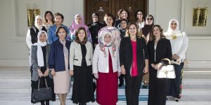 Semiha Yıldırım büyükelçi eşlerini ağırladı