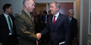 Akar, ABD Genelkurmay Başkanı Dunford ile görüştü