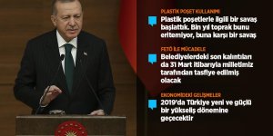 Cumhurbaşkanı Erdoğan: 31 Mart kampanyasında file ve bez torba kullanacağız