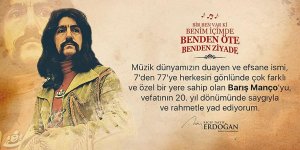 Cumhurbaşkanı Erdoğan'dan Barış Manço paylaşımı