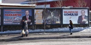 Hakkari'de Cumhurbaşkanı Erdoğan heyecanı
