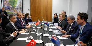 Fuat Oktay ve Mevlüt Çavuşoğlu Yeni Zelanda’da