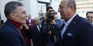 Dışişleri Bakan Çavuşoğlu, Aziz Sancar ile görüştü