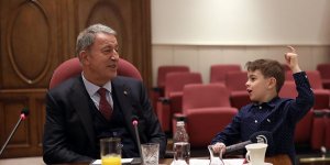 Milli Savunma Bakanlığı'nda çocuk cıvıltıları yankılandı