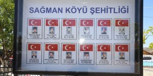 Tunceli'de şehit 12 vatandaş için yaptırılan anıt açıldı