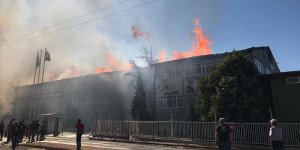 Konya'da Silah Fabrikasında Yangın
