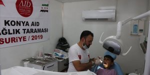 AID tarafından Suriye'de 140 kişinin dişine dolgu yapıldı