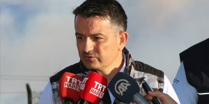 Bakan Pakdemirli: Yanan alan 500 hektar civarında gözüküyor