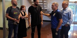 Adil Rami, Ersun Yanal ve ekibiyle tanıştı!