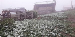 Ardahan'a mevsimin ilk karı yağdı