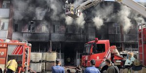 Başakşehir'de fabrika yangını
