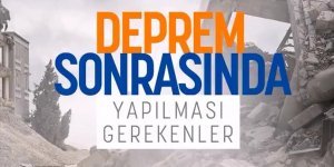 AFAD'dan depreme ilişkin videolu uyarı