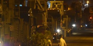 Suriye sınırına yaklaşık 130 araçlık konvoy