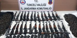 Tunceli'de teröristlere ait 2 silah deposu ele geçirildi!