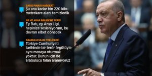 Cumhurbaşkanı Erdoğan: Teröristler güvenli bölgeden çıktığında harekat sona erer