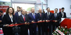 Çavuşoğlu, Ziraat Bank Azerbaycan'ın 4. şubesini açtı!
