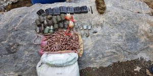 Van'daki operasyonda patlayıcı ve mühimmat ele geçirildi