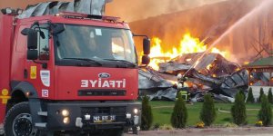Konya'da fabrika yangını