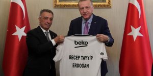 Cumhurbaşkanı Erdoğan, Beşiktaş Kulübü Başkanı Çebi'yi kabul etti