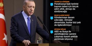 Cumhurbaşkanı Erdoğan: ABD ziyaretinde öncelikli konumuz terörle mücadele