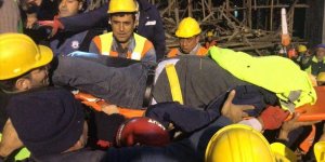 Gaziantep'te çöken iskelenin altında kalan mühendis yaşamını yitirdi