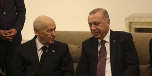 Erdoğan ile Bahçeli Meclis'te bir araya geldi