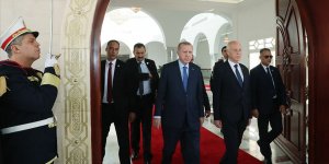 Cumhurbaşkanı Erdoğan Tunus'ta..