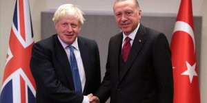 Cumhurbaşkanı Erdoğan, İngiltere Başbakanı Johnson ile görüştü