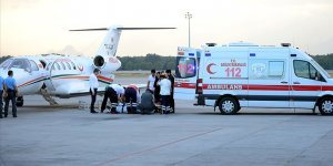 Nefes borusuna yiyecek kaçan çocuk, askeri ambulans uçakla Ankara'ya gönderildi