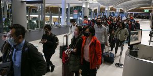 Çin'den gelen yolcular termal kameralarla kontrol edildi