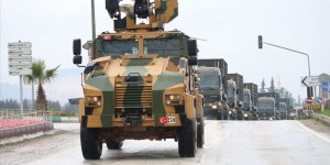 Suriye sınırına 100 araçlık askeri konvoy gönderildi