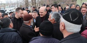 Bakan Soylu Elazığ'da depremzedelerle buluştu!