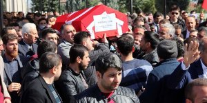 Ağrı'da şehit olan gümrük personeli Mustafa Türk son yolculuğuna uğurlandı