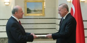 Arnavutluk Büyükelçisi Ribo, Erdoğan'a güven mektubu sundu