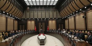 Cumhurbaşkanlığı Külliyesi'nde 'koronavirüs' toplantısı