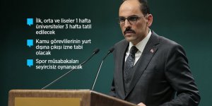 İbrahim Kalın 'koronavirüs' toplantısında alınan tedbirleri açıkladı