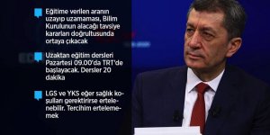 Milli Eğitim Bakanı Selçuk uzaktan eğitimin detaylarını açıkladı!