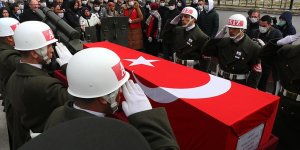 İdlib şehitleri son yolculuklarına uğurlandı