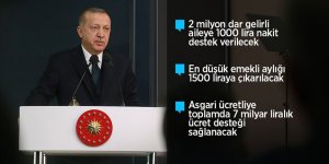 Cumhurbaşkanı Erdoğan'dan 'Koronavirüsle mücadelede milletimizin yanındayız' paylaşımı