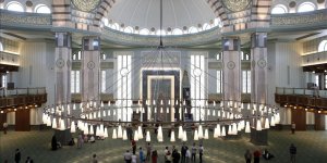 Beştepe Millet Camisi'nde cuma namazı