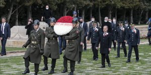 Emniyet Genel Müdürü Aktaş ve beraberindekiler Anıtkabir'i ziyaret etti!