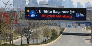 Ankara'da sokağa çıkma yasağının ardından cadde ve sokaklar boş kaldı