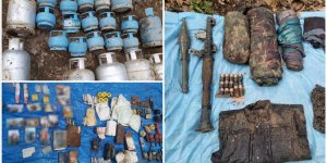 Bingöl kırsalında PKK'lı teröristlere ait malzemeler ele geçirildi