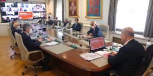 Bakan Soylu'nun başkanlığında video konferans yöntemiyle güvenlik toplantısı yapıldı