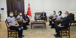 İçişleri Bakanı Soylu özel güvenlik görevlilerini kabul etti