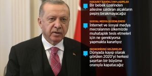 Cumhurbaşkanı Erdoğan: İnternet mecralarını kullananlar suç işlemede layüsel değildir