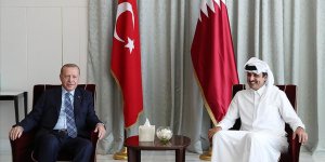 Cumhurbaşkanı Erdoğan ile Katar Emiri Al Sani bir araya geldi