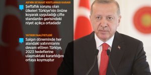 "Ülkemize karşı Doğu Akdeniz'de kurulmaya çalışılan oyunları ve tuzakları yerle bir ettik"
