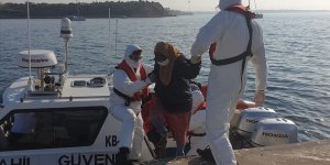 Türk kara sularına geri itilen 24 sığınmacı kurtarıldı