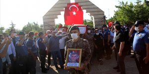 Şehit Özel Harekat Polisi Muhammet Demir son yolculuğuna uğurlandı